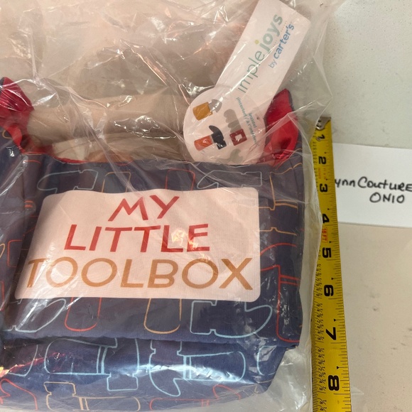 NEW Carters my little tool box, New Carters simple joys Tool Box plush, NEW tool - Picture 2 of 5